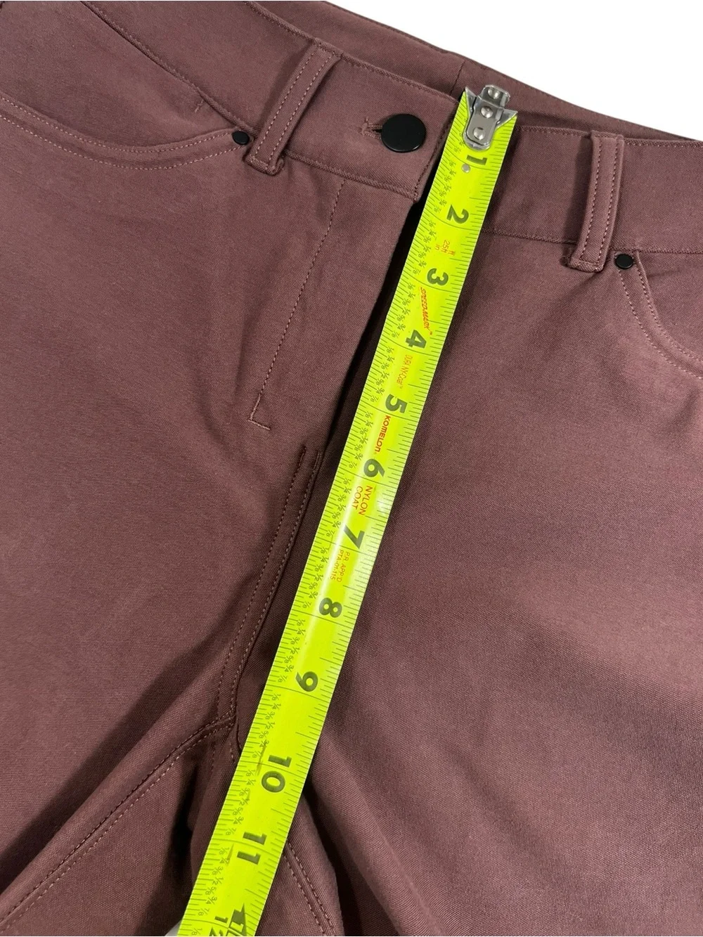 Lululemon City Sleek 5 Pocket Wide-Leg High-Rise Pant Utilitech Roasted Brown